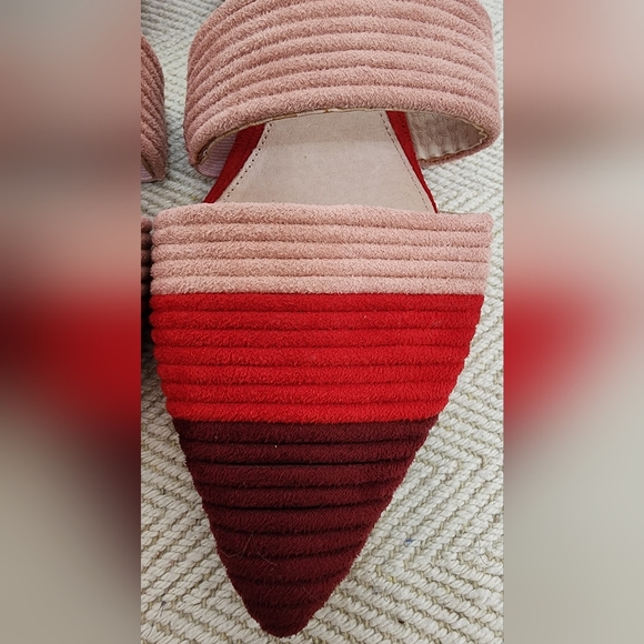 CECELIA NEW YORK Red and Pink Flats - Picture 7 of 13